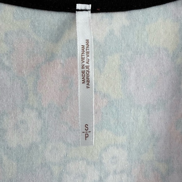 Free People Giselle Velvet Billowy Wide Leg Jumpsuit Deep V Neck Floral Print S - Picture 10 of 16